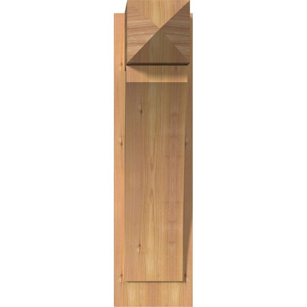 Thorton Arts & Crafts Smooth Outlooker, Western Red Cedar, 7 1/2W X 16D X 28H